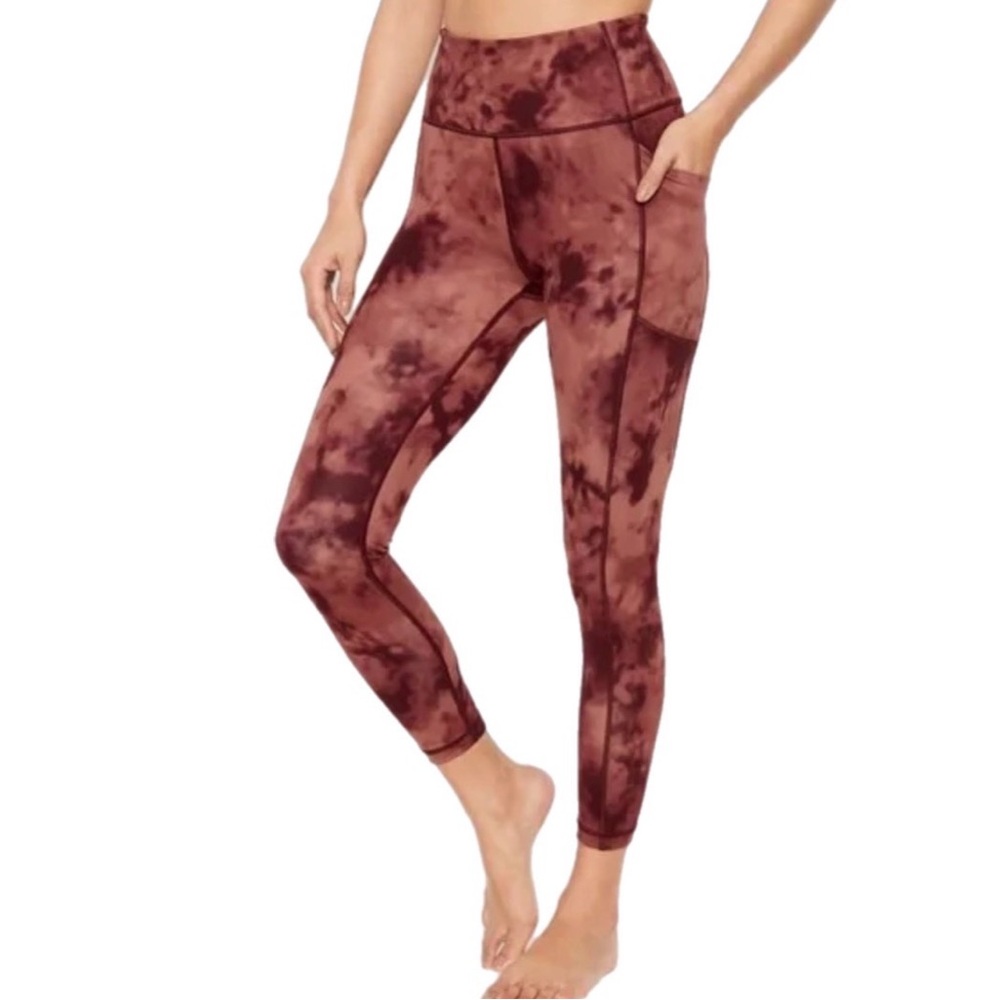 Victoria's Secret Brown Tie-Dye Leggings